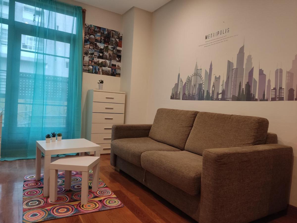 Apartament Pleno Centro, Terraza, Principe, 5 Min Casco Vello Y Estacion Ave Vigo Zewnętrze zdjęcie