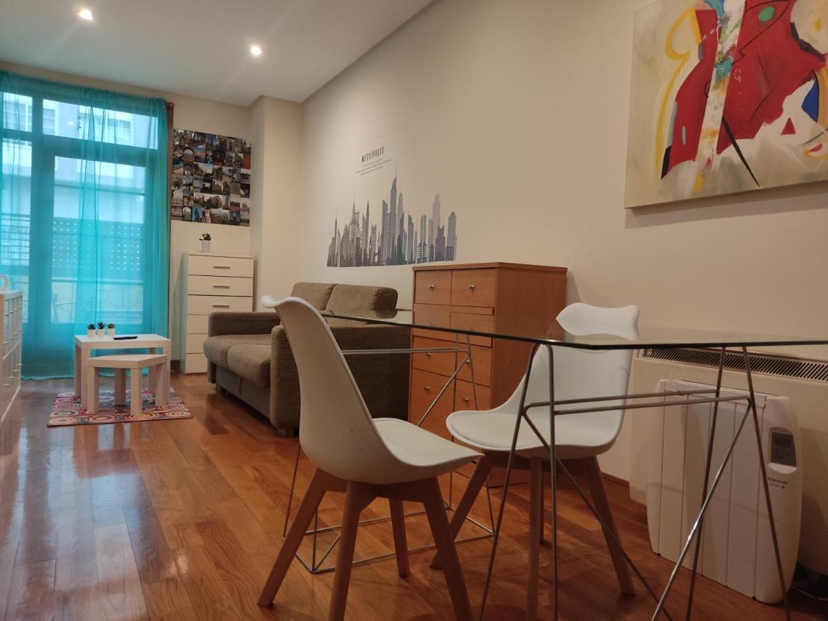 Apartament Pleno Centro, Terraza, Principe, 5 Min Casco Vello Y Estacion Ave Vigo Zewnętrze zdjęcie